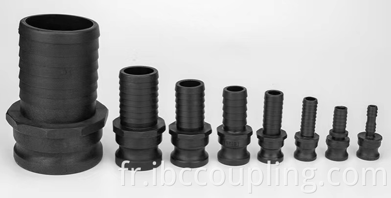 Couplage Camlock en polypropylène PP de haute qualité / Coupleur / connecteur / Type de raccords Cam et rainure